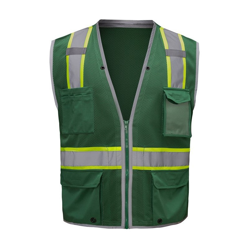 GSS Green Safety Vest 1716 front view