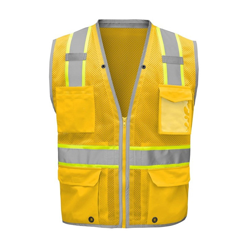 GSS Yellow Safety Vest 1718 front view