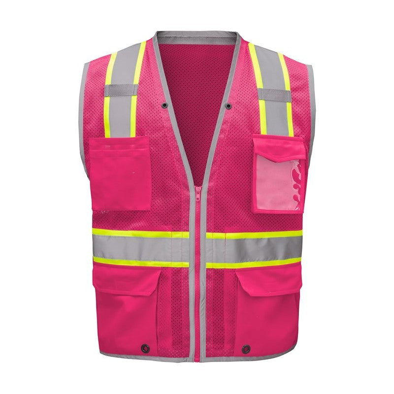 Pink GSS Safety Vest 1719 front view