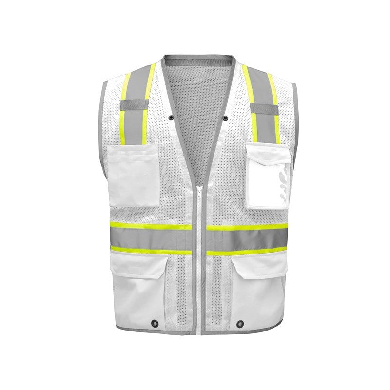 GSS white Safety Vest 1720 front view