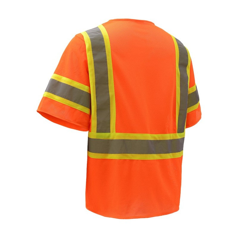 GSS Safety orange vest 2006, back view