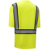 GSS safety high visibility 5701 back view, ONYX Class 2