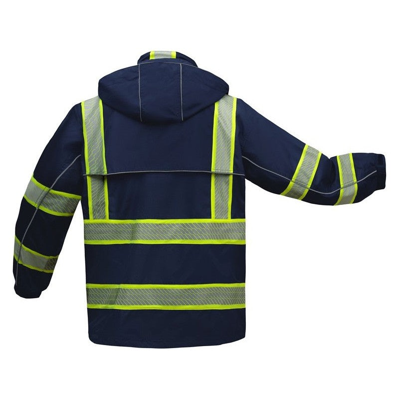 Gss safety Rain Coat 6502 back view