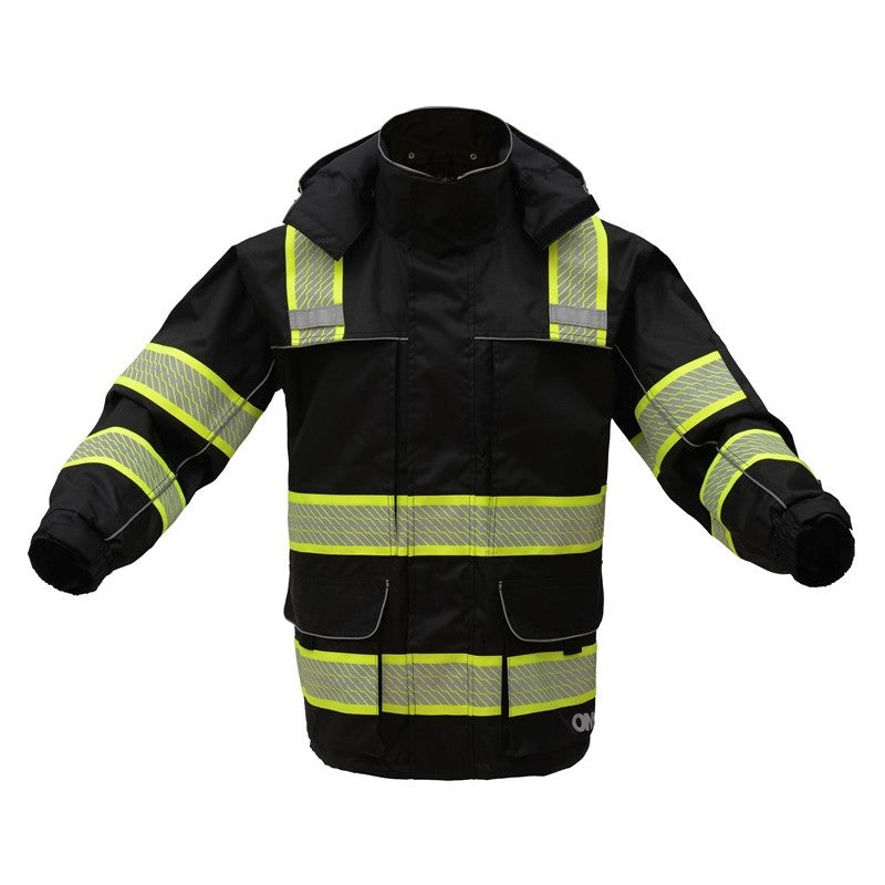 GSS safety Black Safety rain coat 