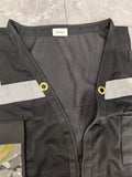 KORVANT Class 2 High Visibility Zipper Front Safety Vest With Reflective Strips, Meets ANSI/ISEA Standards