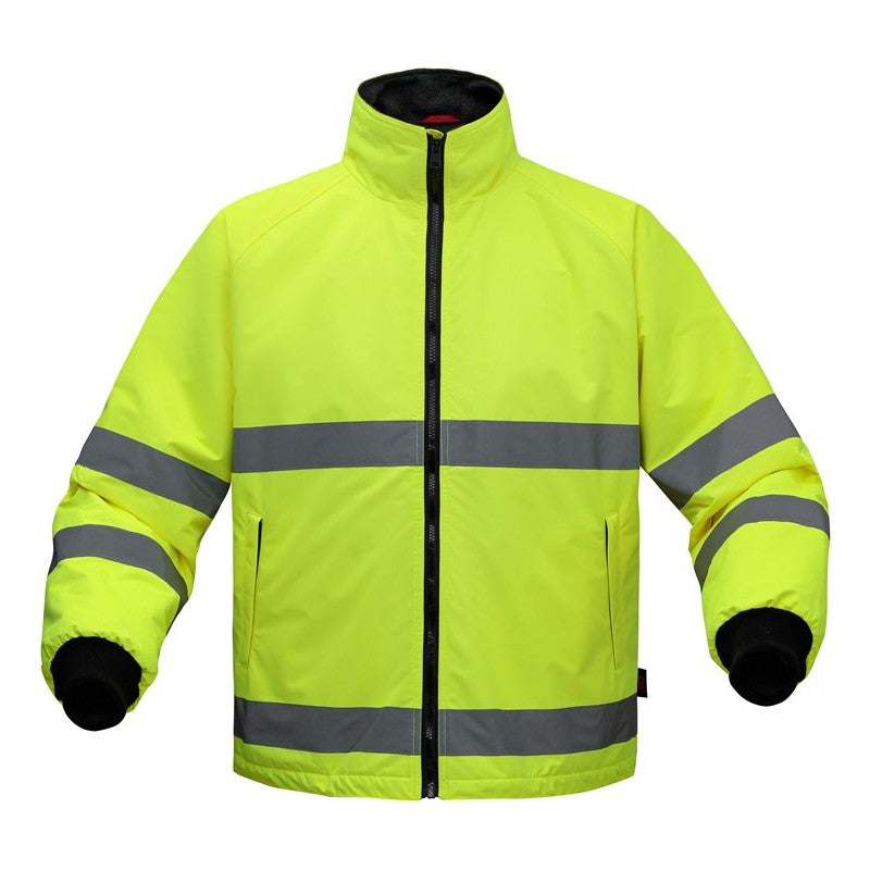 GSS Class 3 Nylon Waterproof Parka with Fleece Lining and Multi Pockets - 8021 Series