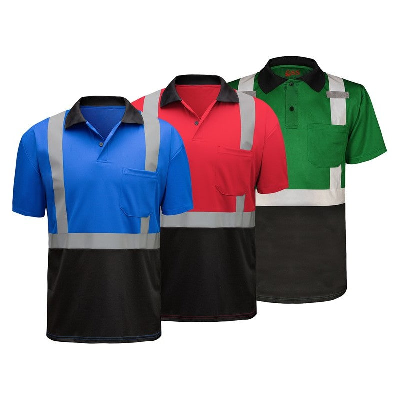 GSS Non-ANSI Short Sleeve Polo Shirt with SPF 50 Sun Protection and 1 Chest Pocket - 5023/5024/5026 Series