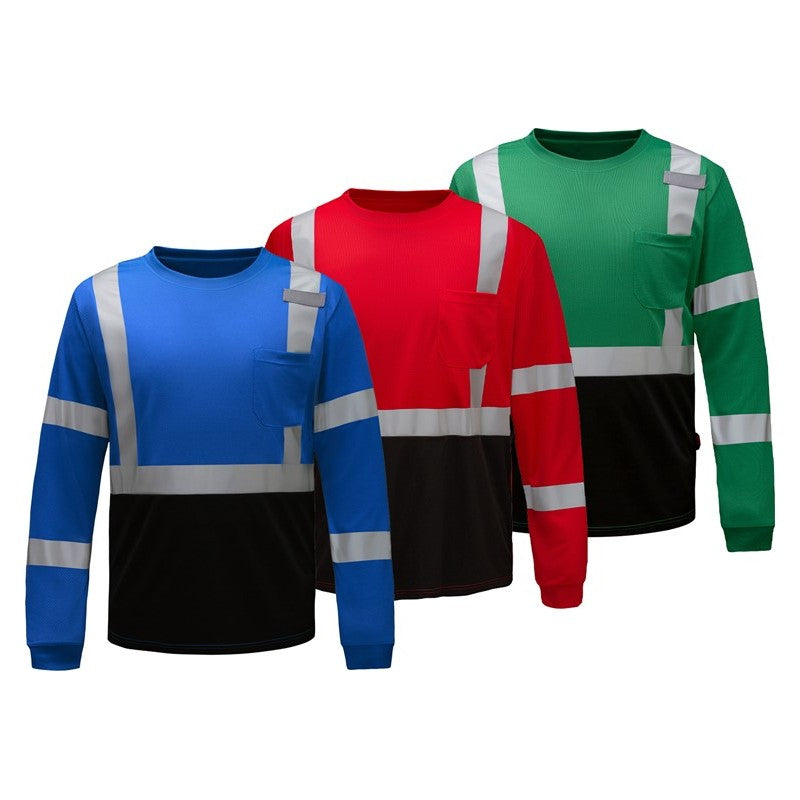 GSS Non-ANSI Long Sleeve Shirt with Reflective Tape and 1 Chest Pocket - 5133/5134/5136/5139 Series