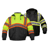 GSS Ripstop Winter Bomber Jacket with Contrasting Trim and 4 Pockets - 8010/8011 Series