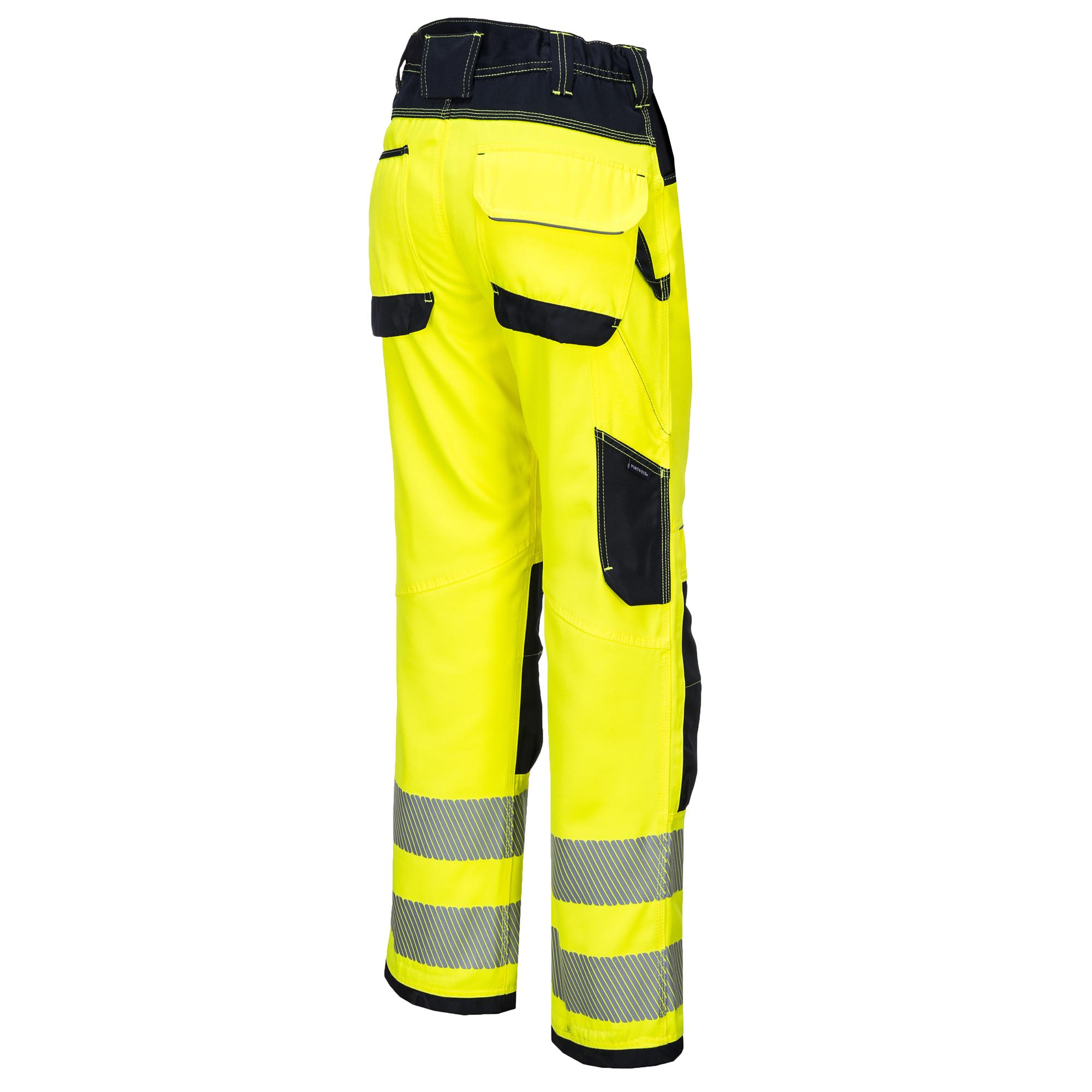 Portwest PW340 Hi-Vis Cargo Pants - Yellow