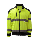 Premium Class 3 Zipper Windbreaker Jacket With Black Bottom (7503/7504) - DISCONTINUED